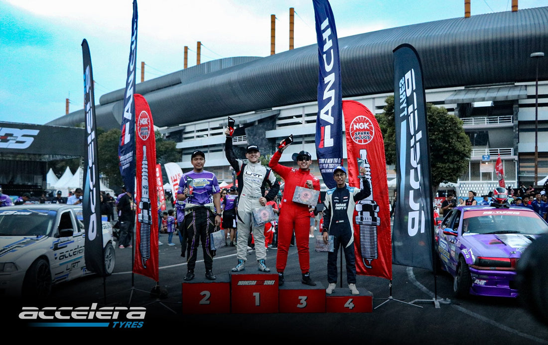 Accelera Dominates the Podium at Indonesian Drift Series Round 3 in Yogyakarta