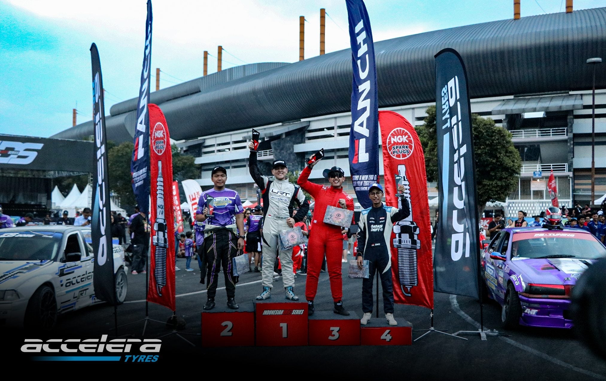 Accelera Dominates the Podium at Indonesian Drift Series Round 3 in Yogyakarta
